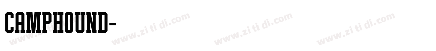Camphound字体转换