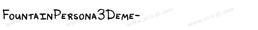 FountainPersona3Deme字体转换