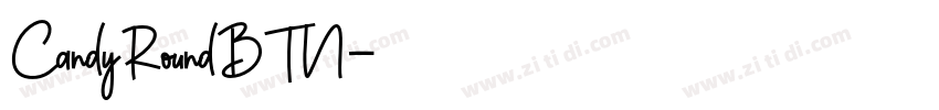 CandyRoundBTN字体转换