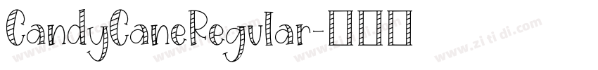 CandyCaneRegular字体转换