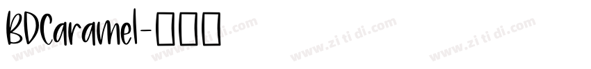 BDCaramel字体转换