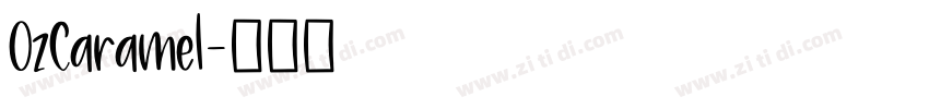 OzCaramel字体转换