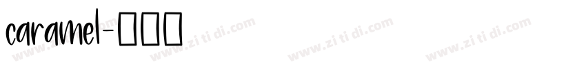 caramel字体转换
