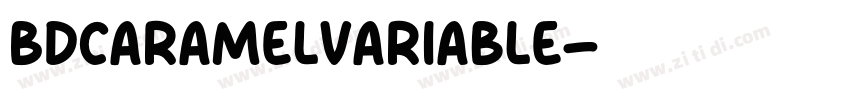 BDCaramelVariable字体转换