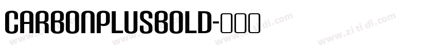 CarbonPlusBold字体转换