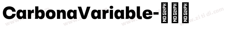 CarbonaVariable字体转换