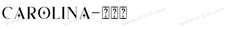 carolina字体转换