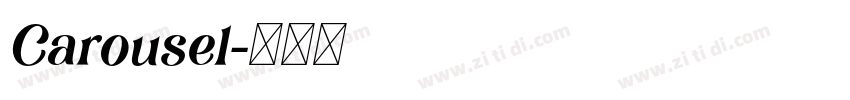 Carousel字体转换
