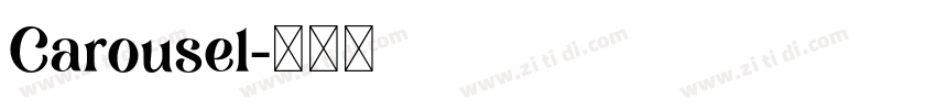 Carousel字体转换