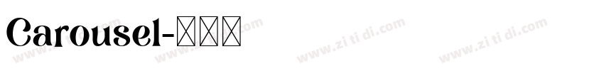 Carousel字体转换