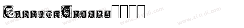 CarrickGroovy字体转换