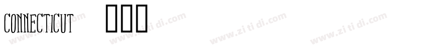 connecticut字体转换