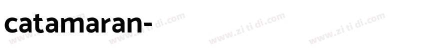 catamaran字体转换