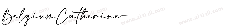 BelgiumCatherine字体转换