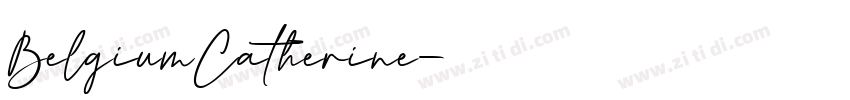 BelgiumCatherine字体转换