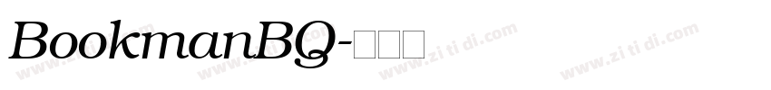 BookmanBQ字体转换