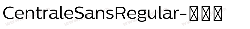 CentraleSansRegular字体转换