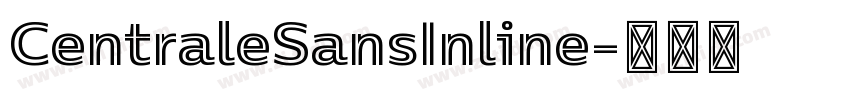 CentraleSansInline字体转换