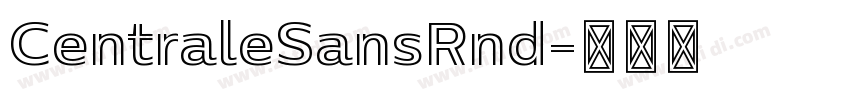 CentraleSansRnd字体转换