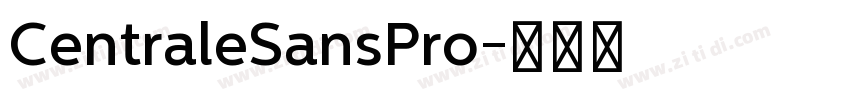 CentraleSansPro字体转换