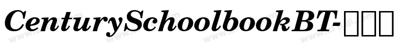 CenturySchoolbookBT字体转换