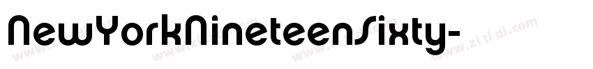 NewYorkNineteenSixty字体转换