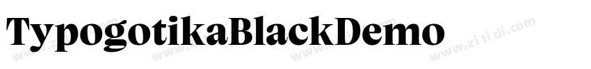 TypogotikaBlackDemo字体转换