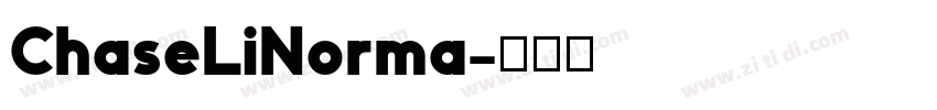 ChaseLiNorma字体转换