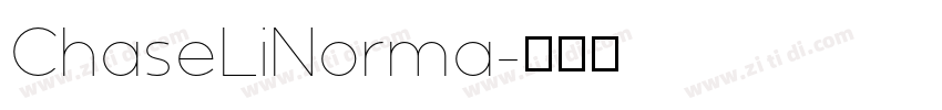 ChaseLiNorma字体转换