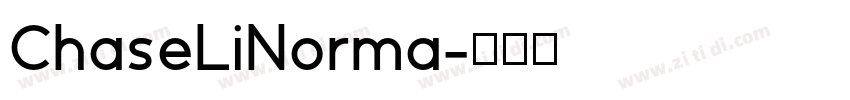 ChaseLiNorma字体转换