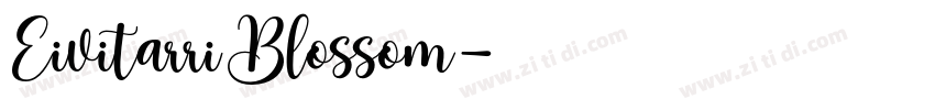 EivitarriBlossom字体转换