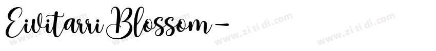 EivitarriBlossom字体转换