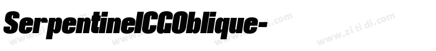 SerpentineICGOblique字体转换