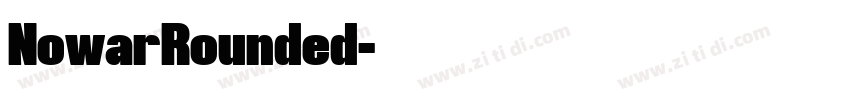 NowarRounded字体转换