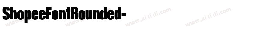 ShopeeFontRounded字体转换