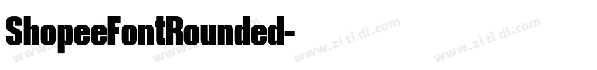 ShopeeFontRounded字体转换