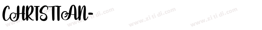 CHRISTIAN字体转换