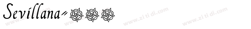 Sevillana字体转换
