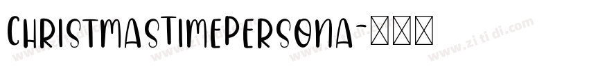 ChristmasTimePersona字体转换