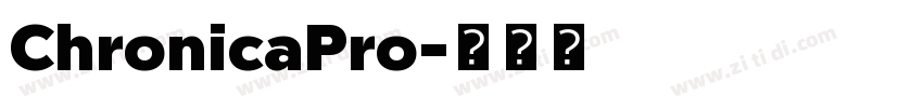 ChronicaPro字体转换