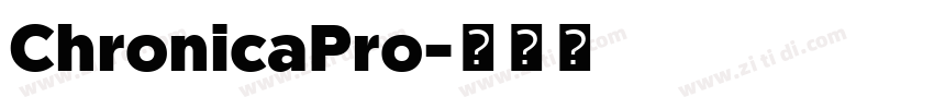 ChronicaPro字体转换