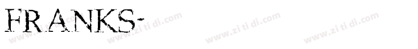 FRANKS字体转换