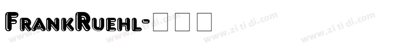 FrankRuehl字体转换