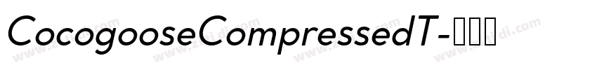 CocogooseCompressedT字体转换