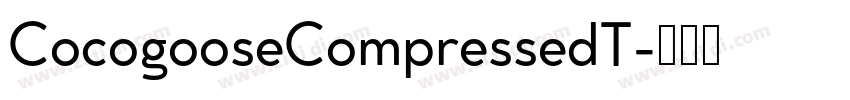 CocogooseCompressedT字体转换
