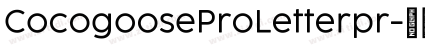 CocogooseProLetterpr字体转换