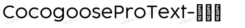 CocogooseProText字体转换