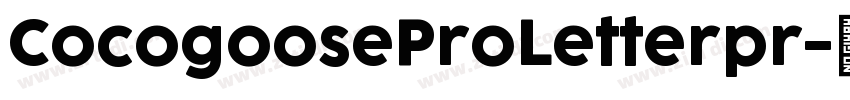 CocogooseProLetterpr字体转换