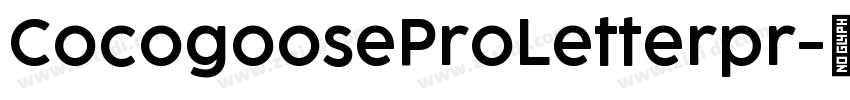 CocogooseProLetterpr字体转换