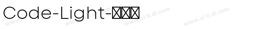 Code-Light字体转换